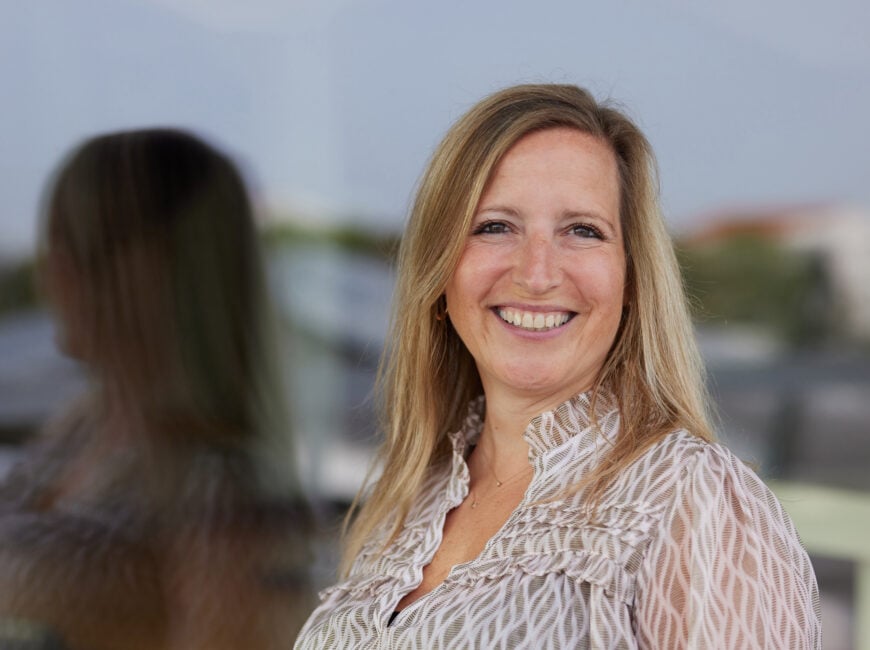 Secretaresse en faillissementsmedewerker Marcella Bocca